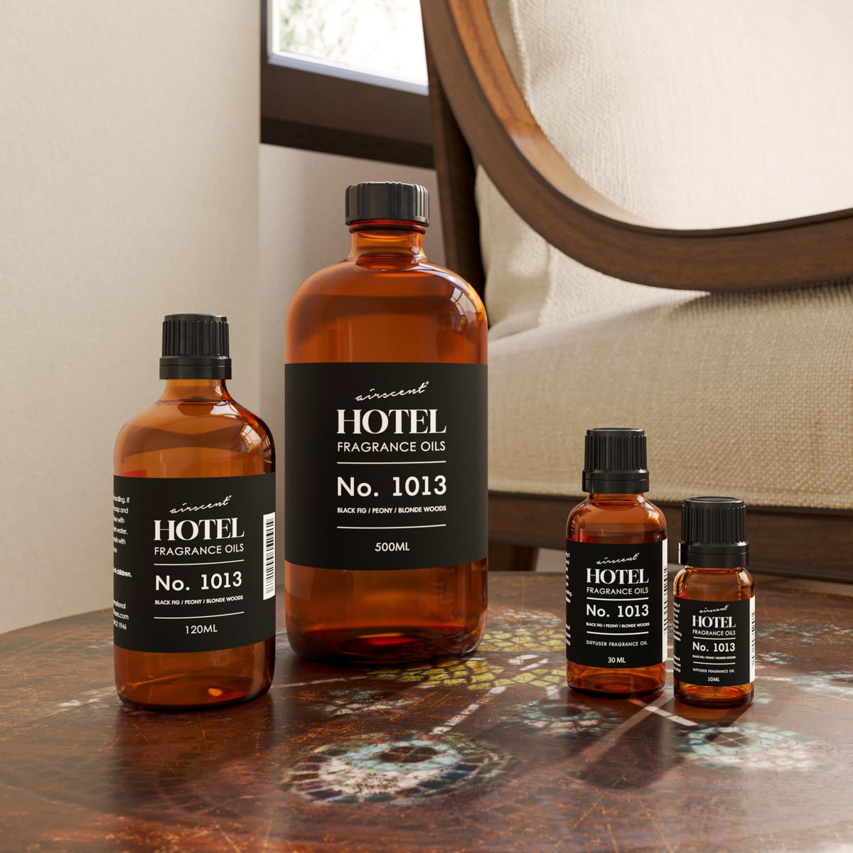 AirScent Hotel Diffuser Oil No. 1013 - Black Fig Peony Blonde Woods - 10 mL