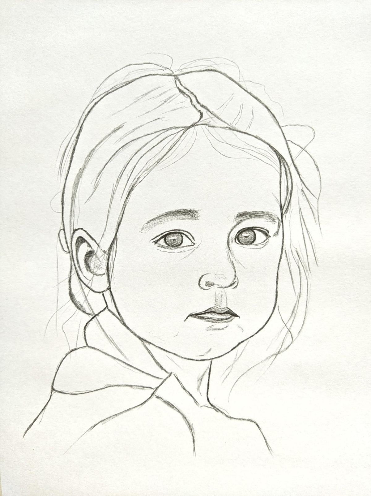 Personal drawing sketch from photo, male female custom portrait of woman man, Handmade individual face drawing to order, personalized sketching gift for wife child pet dog mother (DIGITAL DOWNLOAD ONLY)