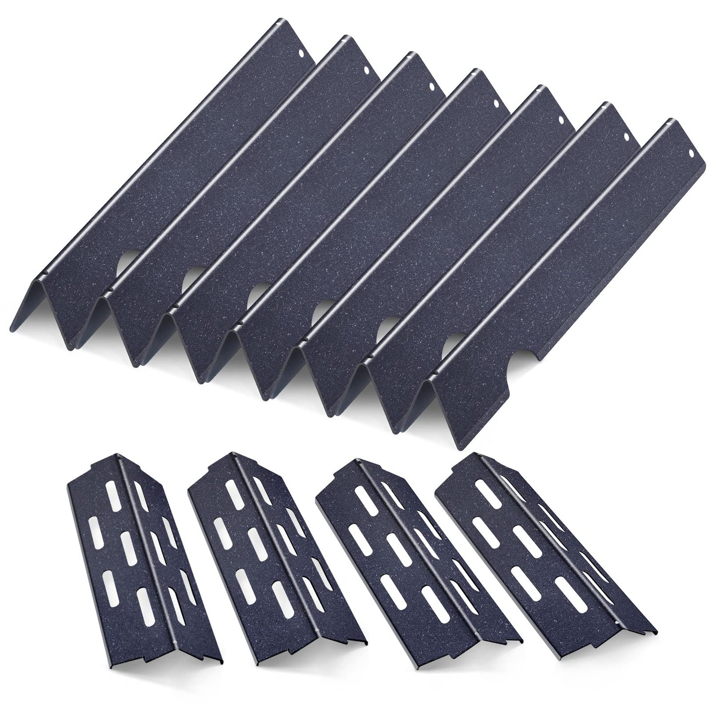Cozilar Grill Flavorizer Bars for Weber Genesis II E-410, S-410, LX E-440, S-440, Weber Genesis 2 66041, 66033, 66796, Heat Deflectors BBQ Gas Grill Replacement Parts, 17” Porcelain Steel Flavor Bars