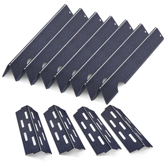 Cozilar Grill Flavorizer Bars for Weber Genesis II E-410, S-410, LX E-440, S-440, Weber Genesis 2 66041, 66033, 66796, Heat Deflectors BBQ Gas Grill Replacement Parts, 17” Porcelain Steel Flavor Bars