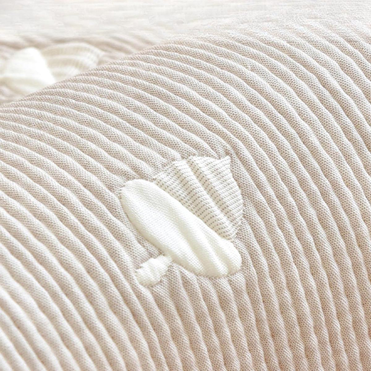 TUSUO 100% Cotton Body Roll Pillow for Kids, Long Pillows Collision Guard Animal Pillow with Removable Insert Home Decor (White, 60cm/24in)