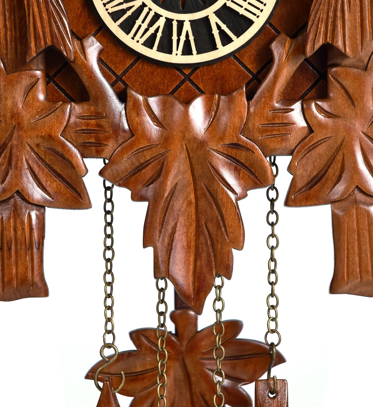 Kintrot Cuckoo Clock, Hand-Carved Wooden Antique Clock for Wall 11.1"x25.8"