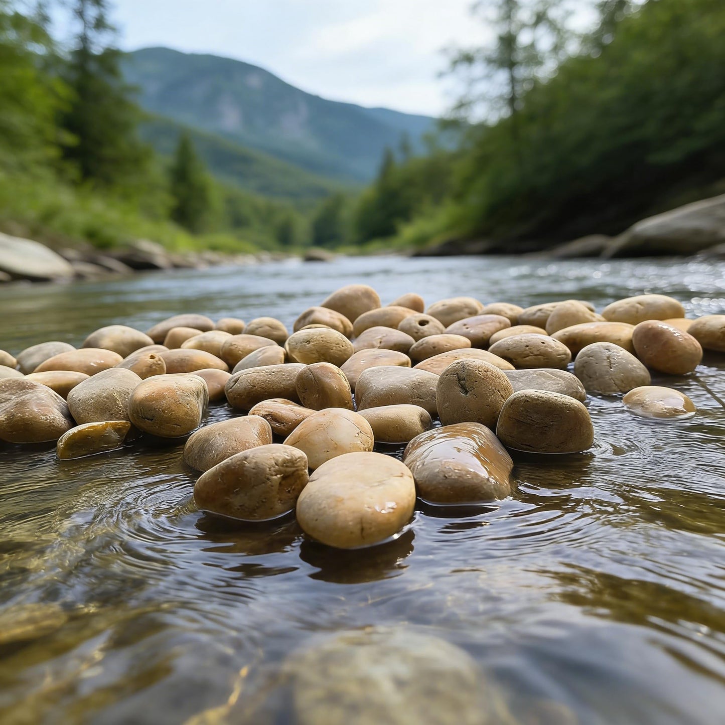 Lestar Sauna Stone, Nature Pebbles Sauna Rocks for Stove and Heaters, 22 lbs Sauna Stones Sauna Accessories
