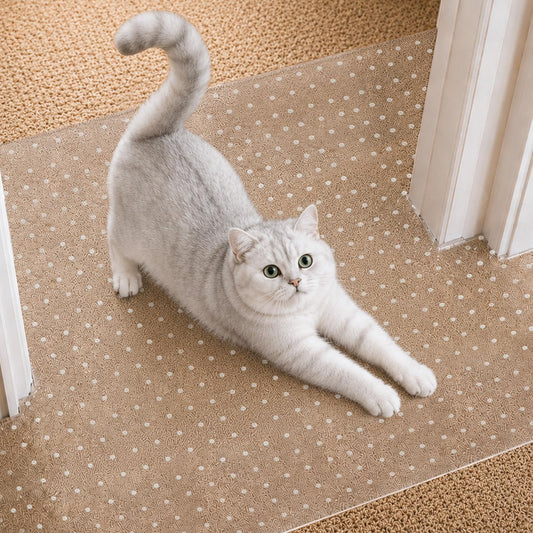 Oroonoko Carpet Protector for Pets-Plastic Carpet Protector, Clear, 3.9FT