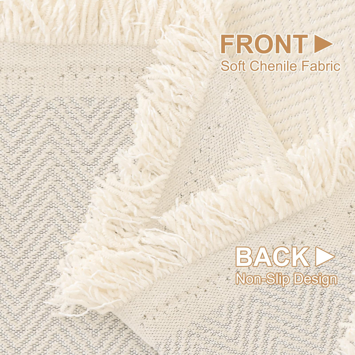 Smiry Couch Cover for Dogs, Chenille Sofa Covers for 3 Cushion Couch