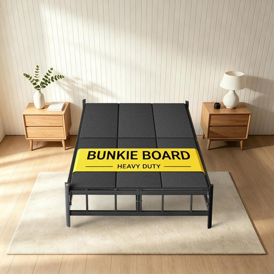 Imperius Breathable, Noise Minimizing, Moisture Resistant Bunkieboards,Large Double Bed 10mm Bunkie Board, Folding Spring Box, Light and Thin Bed,Full Size 54x75''