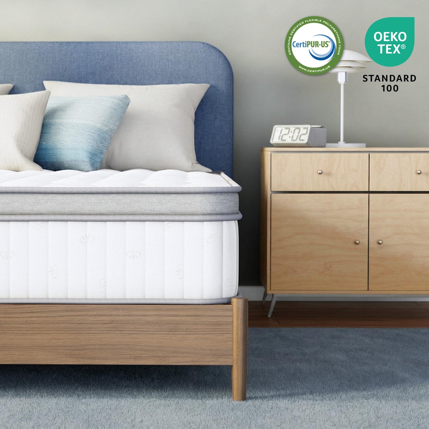 Neo Sleep Full Size Mattress, 10 Inch Hybrid Comfort & Supportive Mattress in a Box, Cooling Gel Memory Foam and Pocket Springs with Pressure Relief, CertiPUR-US Certified, Medium Feel