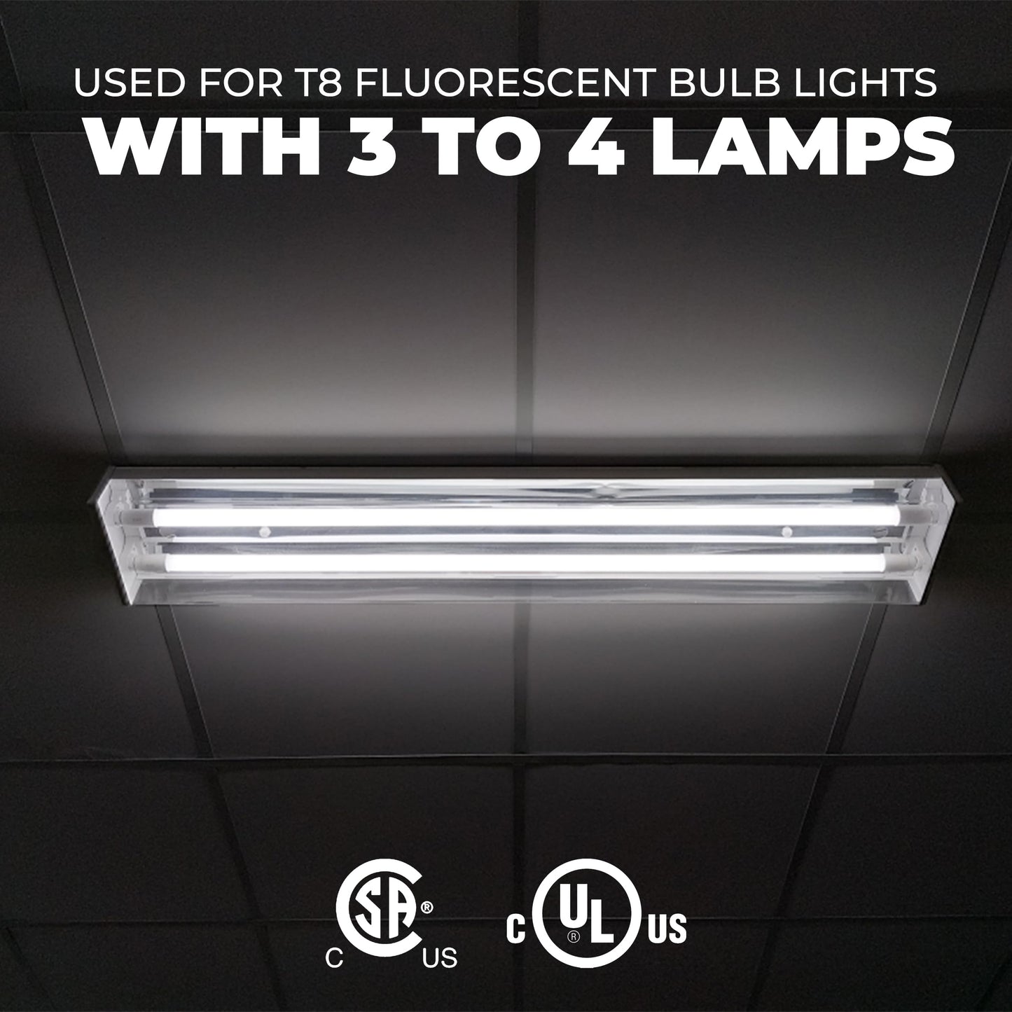 10 Pack - Replacement for ICN-4P32-SC 3 & 4 Lamp T8 Fluorescent Electronic Ballast - 120-277 Volt - Instant Start - UL Approved