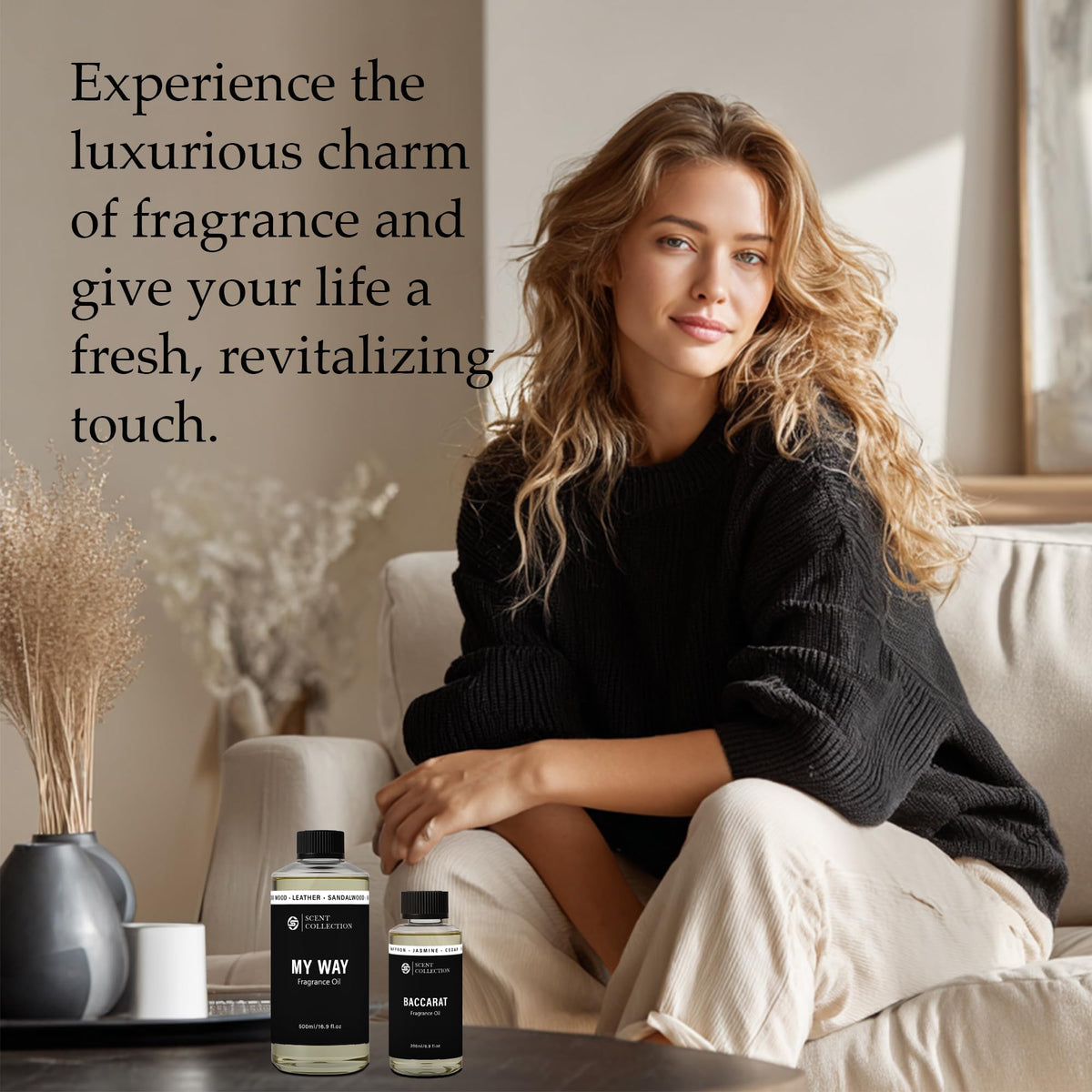 Luxury Hotel Scent Santal Diffuser Oil 200ml Waterless Sandalwood Refill