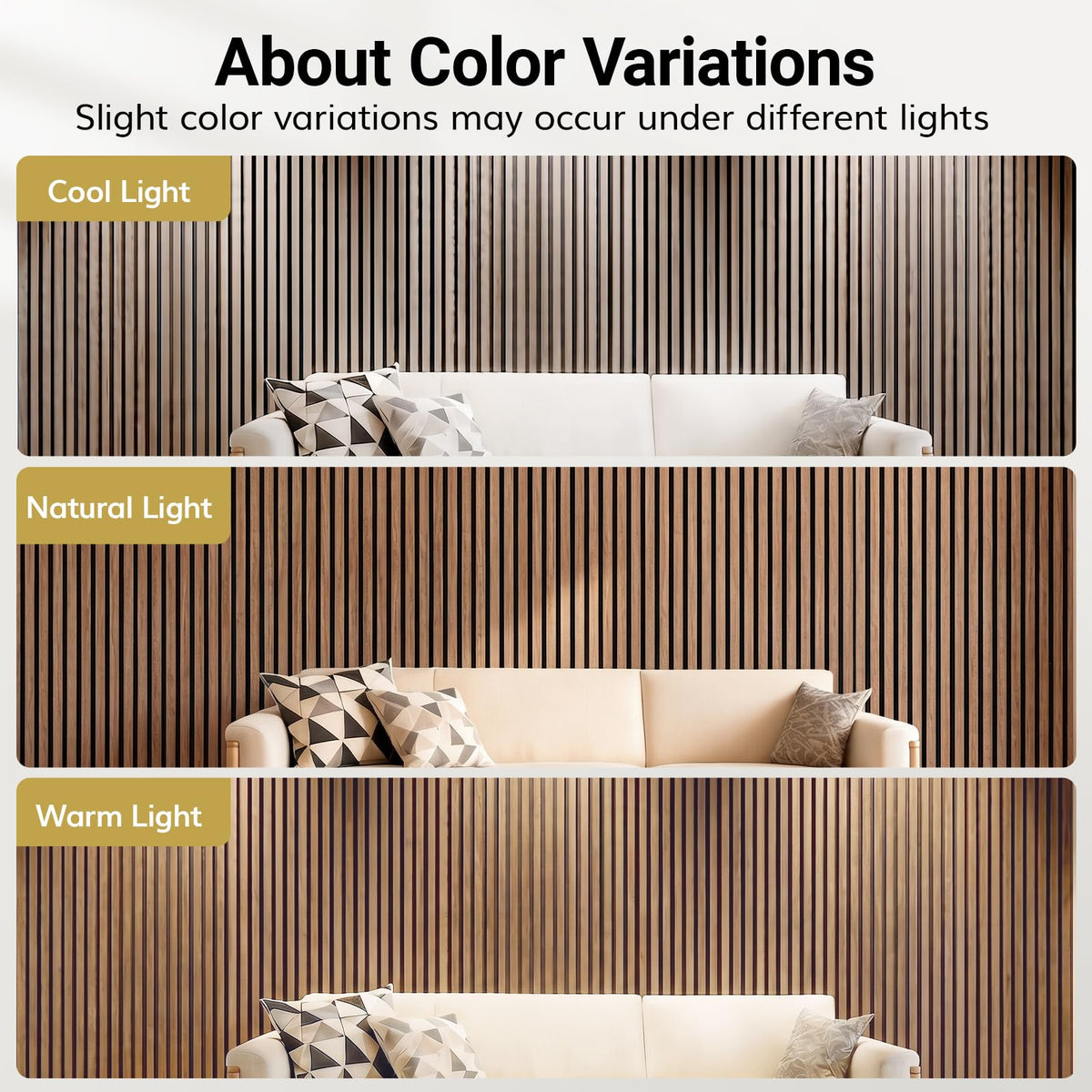 TONOR Wood Wall Panels for Interior Wall Decor-4 Pack 47.2" x 23.6"