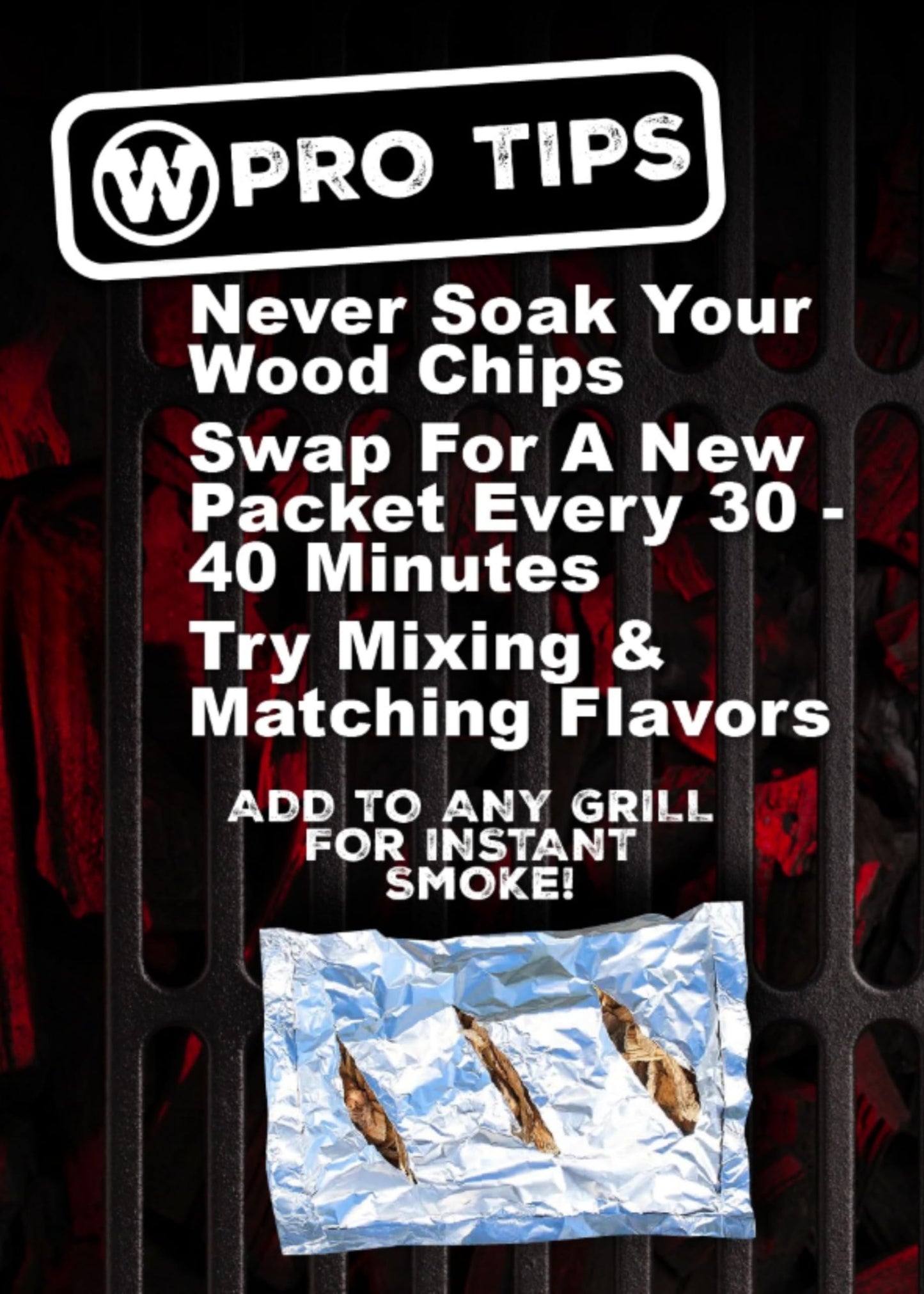 Western BBQ Smoking Wood Chips Variety Pack Bundle (4)- Apple, Mesquite, Hickory, and Cherry Flavors (Original Version)