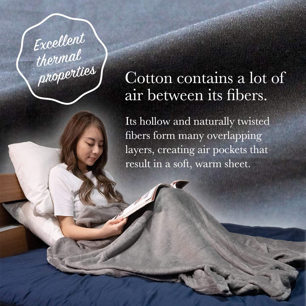 FULI 100% Cotton Zippered Futon Cover, Japanese Shikibuton, Twin XL, Beige