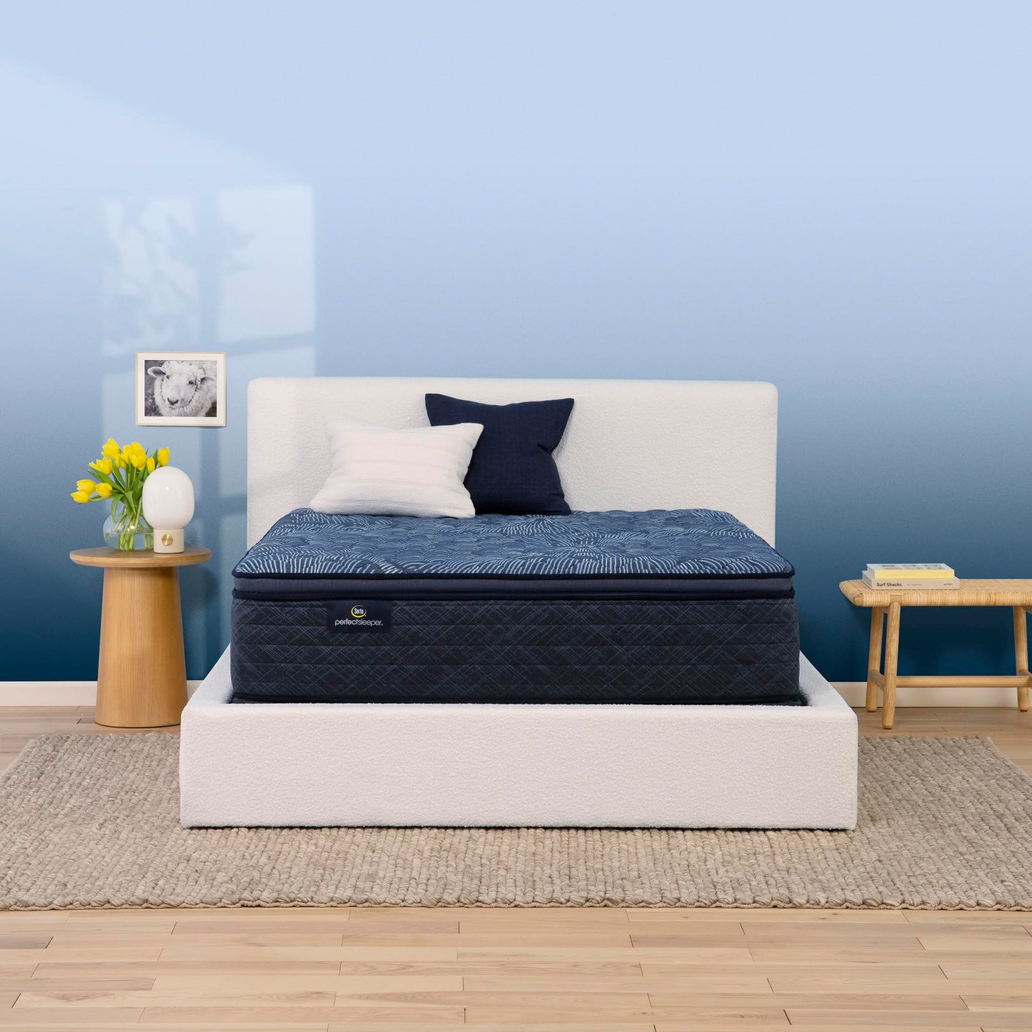 Serta Perfect Sleeper Ultimate 14.5" California King Mattress - Firm Pillow Top, Cooling Gel Memory Foam, Pocket Innersprings for Motion Isolation, Edge Support, CertiPUR-US Certified - Oasis Sleep