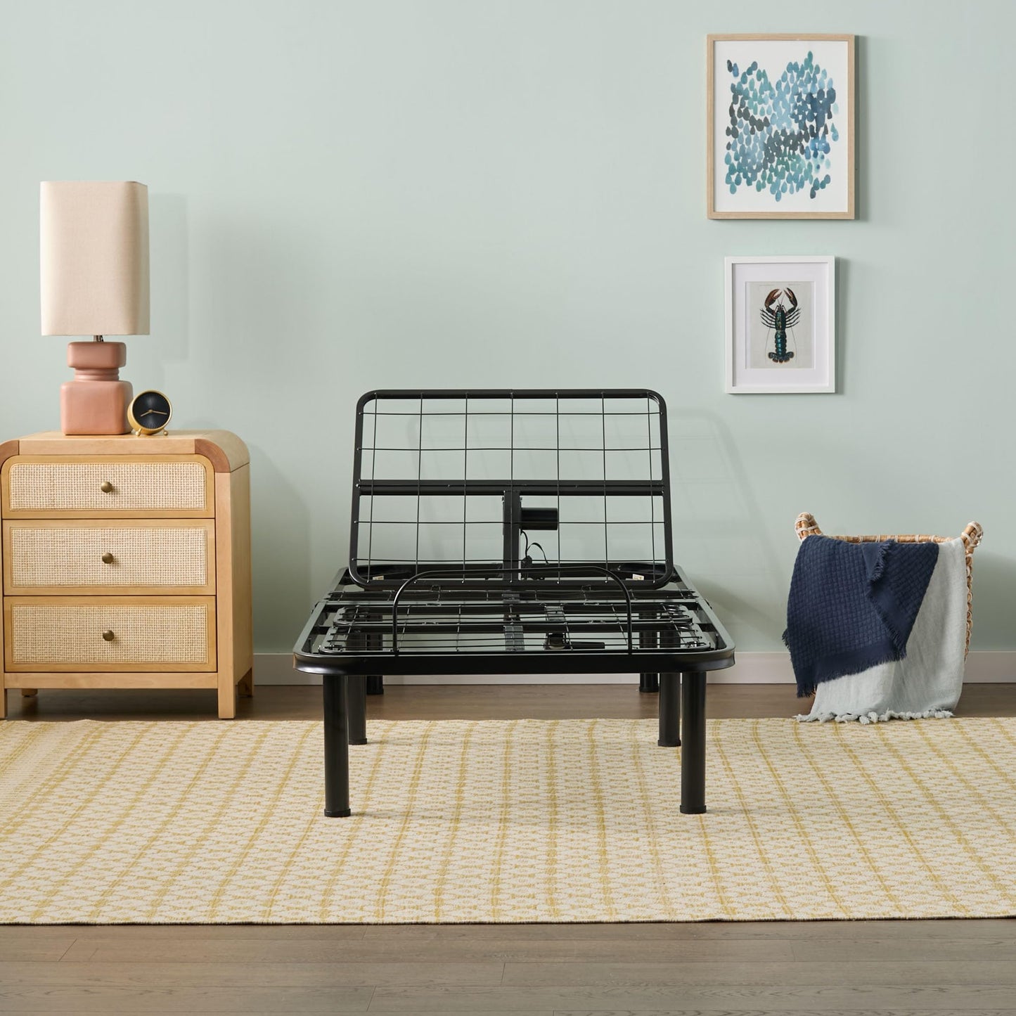 Linenspa Adjustable Bed Base — Motorized Head and Foot Incline — Twin XL