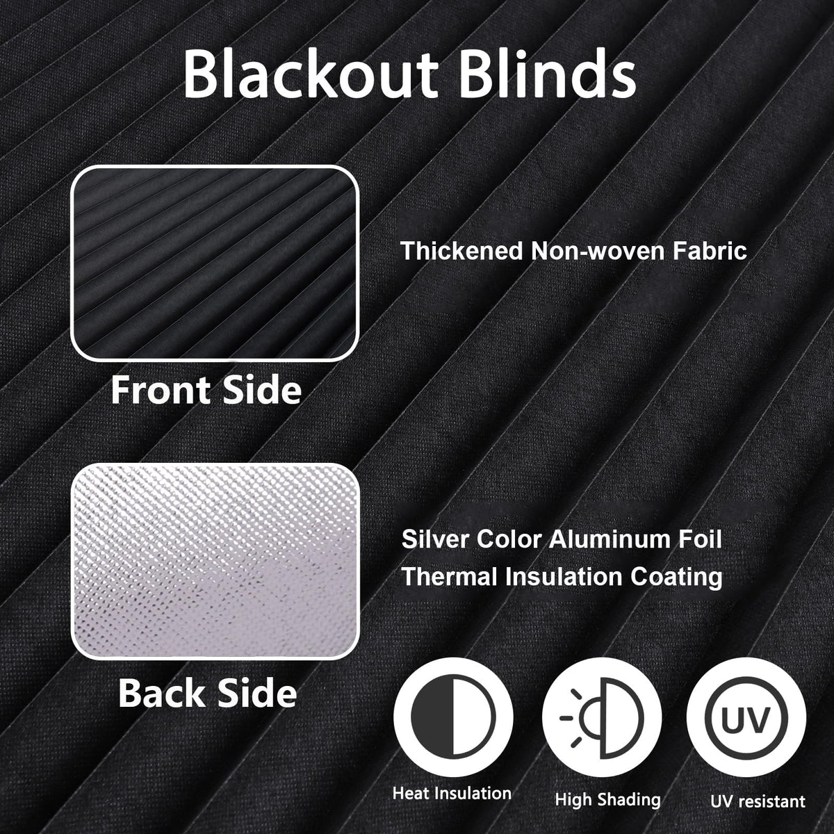 Window Blinds Cordless No Drill Cut to Size Stick On Temporary Paper Shades