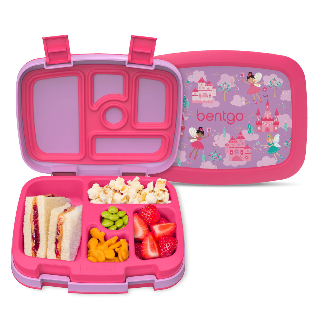 Bentgo Kids Prints Leak-Proof 5-Compartment Bento-Style Kids Lunch Box