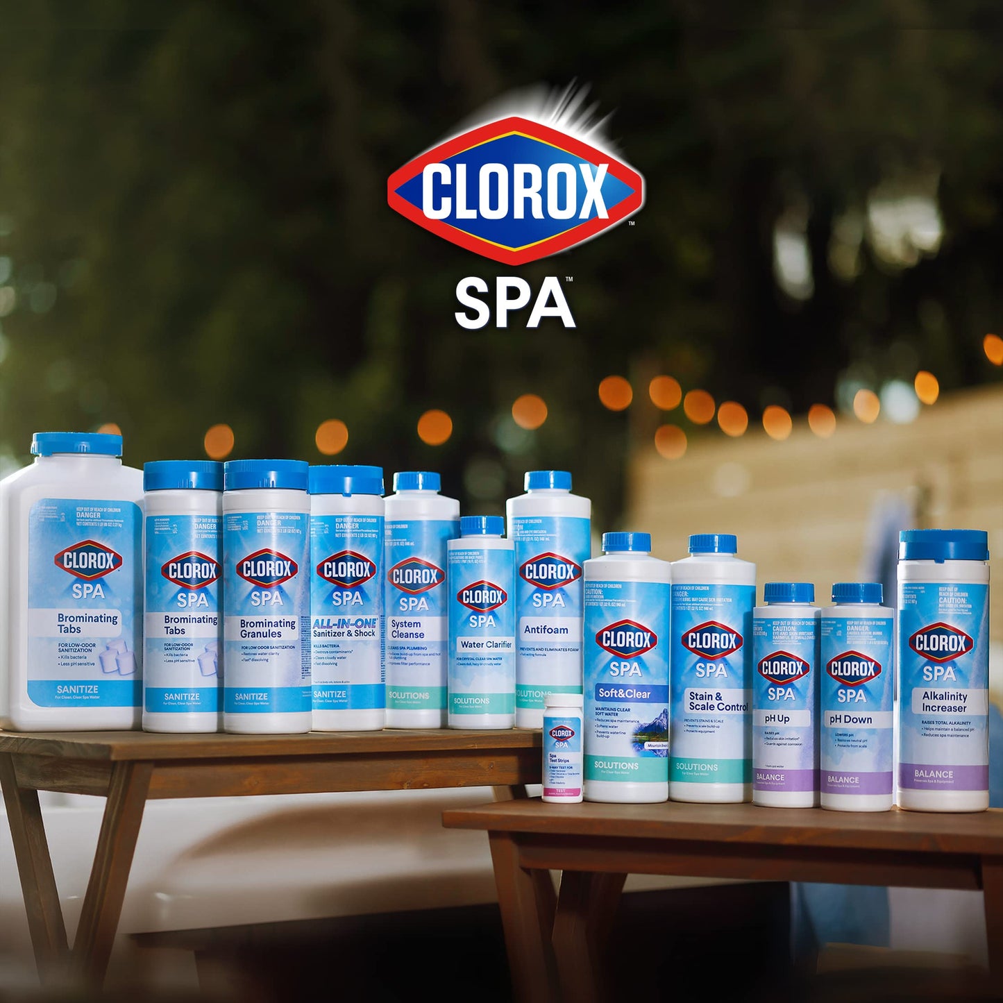 Clorox® Pool&Spa™ Spa Bromine Tablets- Bromine Tablets for Spa & Hot Tub, Low-Odor Sanitization, Kills Bacteria, Restores Water Clarity, Slow-Dissolving, 1.5LB (Pack of 1)