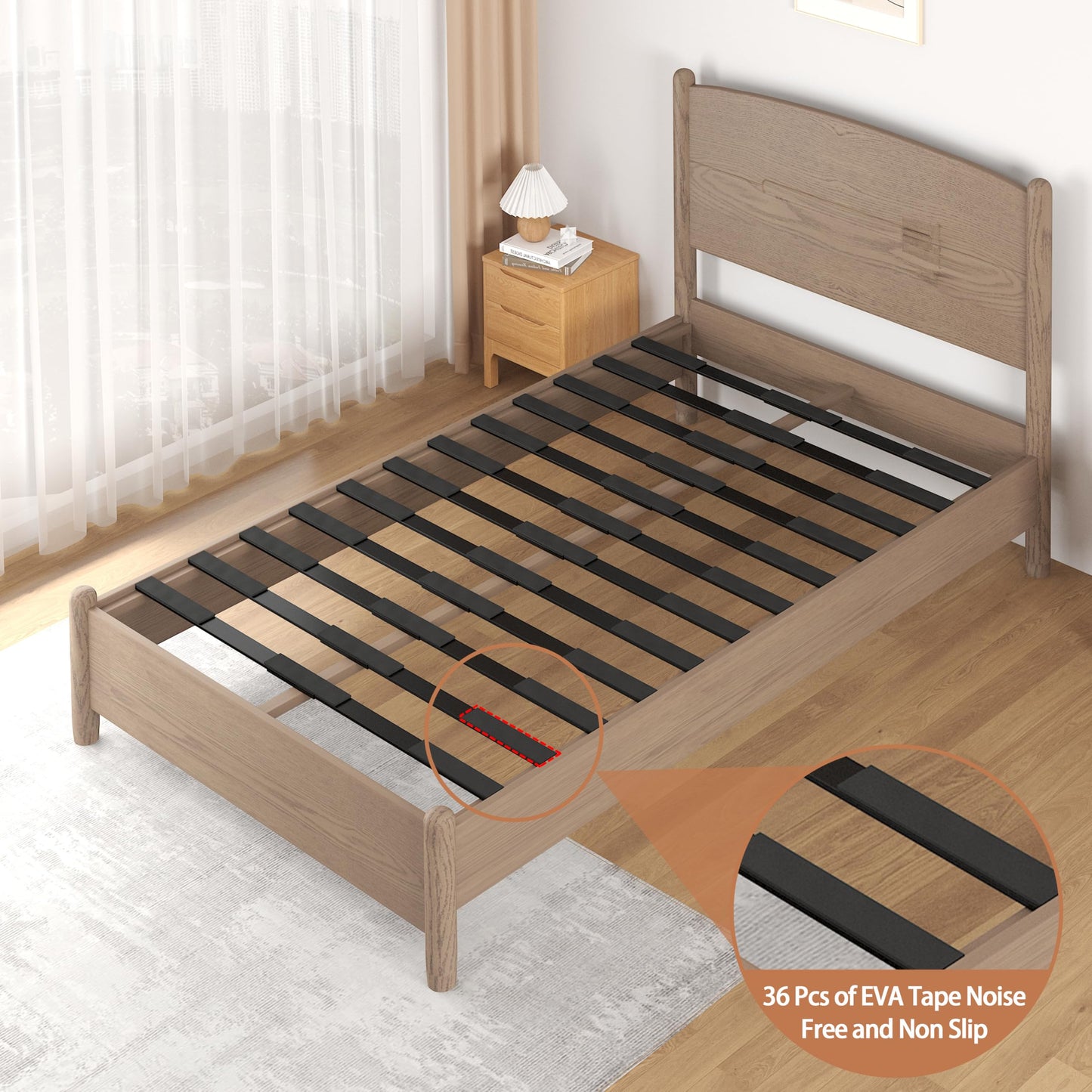 Realhotan Queen Bed Slats Replacement for Wood/Upholstered/Metal Bed