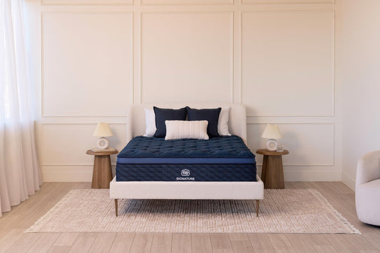 Brooklyn Bedding Signature Hybrid Olympic Queen 66"x80" 13 Inch Mattress, Firm Feel, CERTIPUR-US Certified Foam