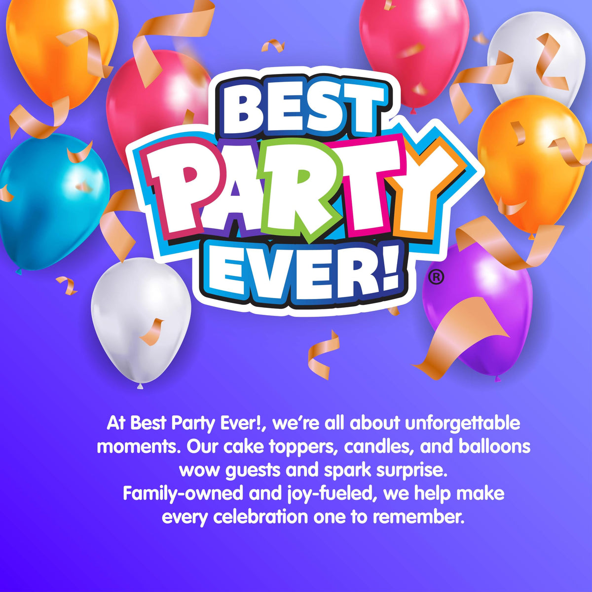 BEST PARTY EVER! Quick Light Chain Reaction Bithday Cake Candles, 48 Count