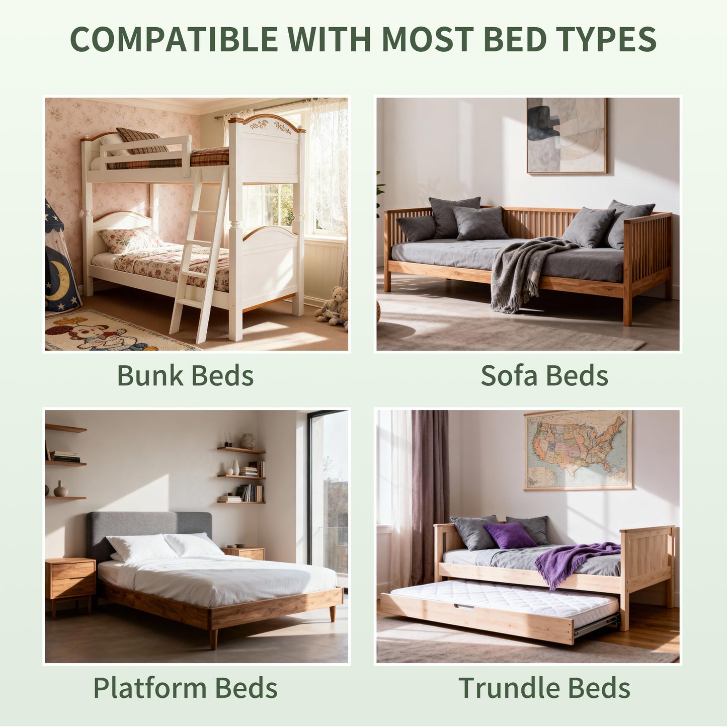 Dowiean Bunkie Boards Twin Size (75"x38"), 8mm Bed Boards to Stop Sagging