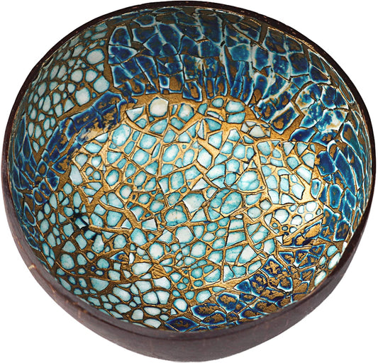 Natural Coconut Bowl Key Decorative - Candy Dish Container Entryway Table