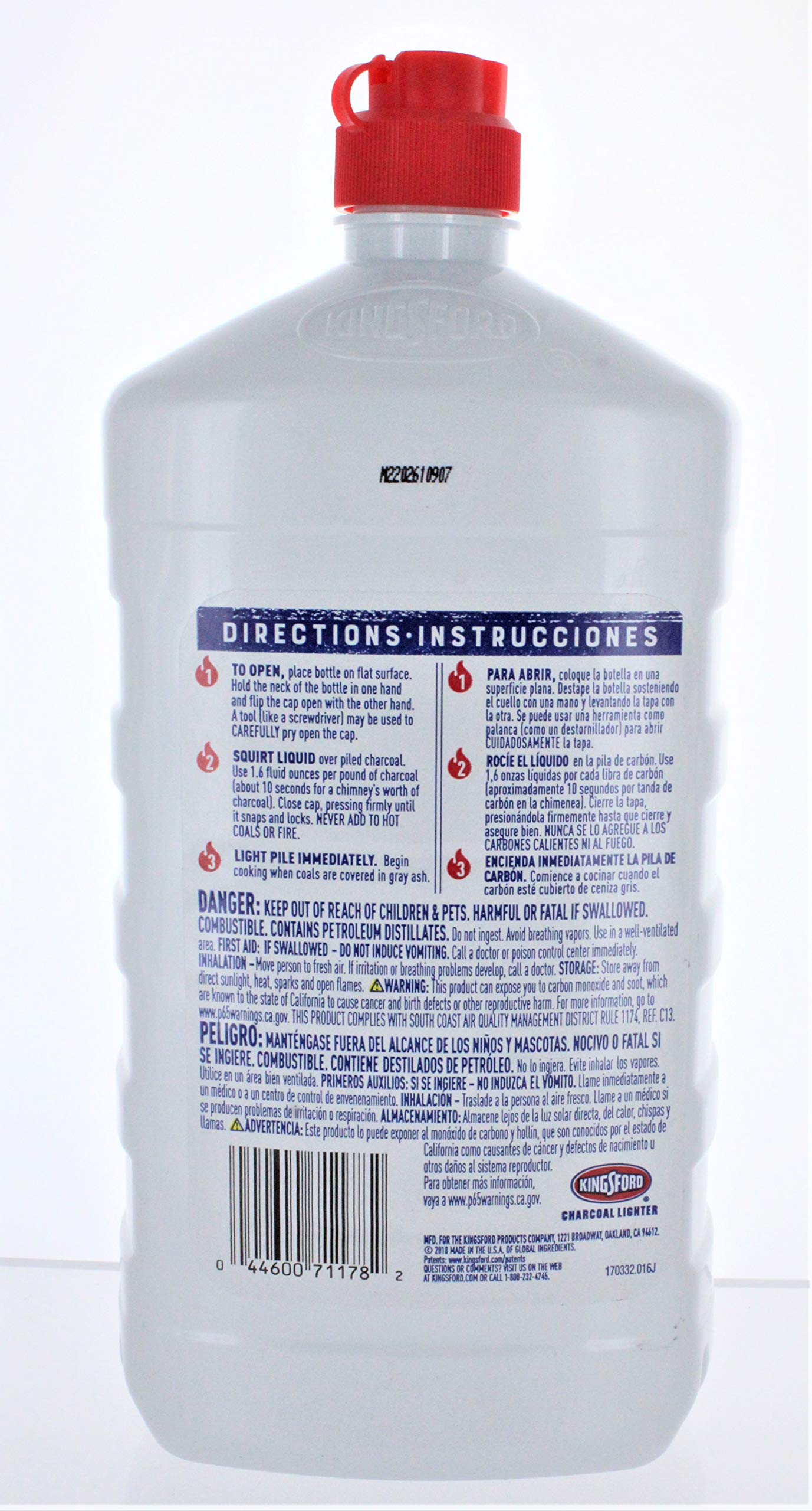 Lighter Fluid, Odorless, 64-oz.