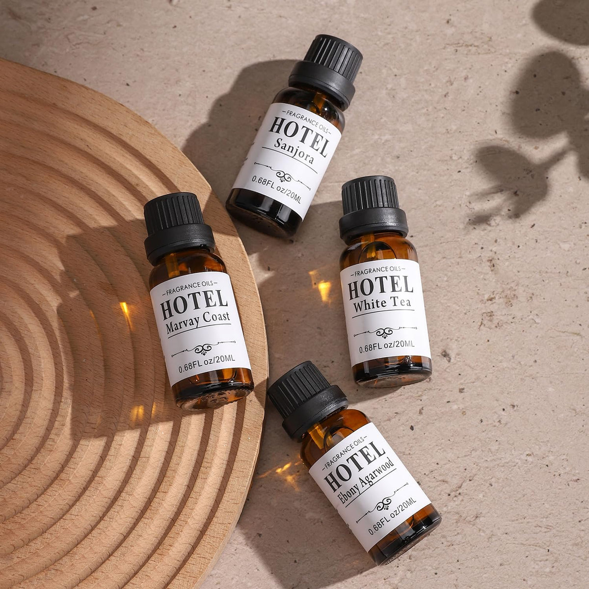 Hotel Collection Diffuser Oil Set - 8 Pack 20ml, White Tea & My Way