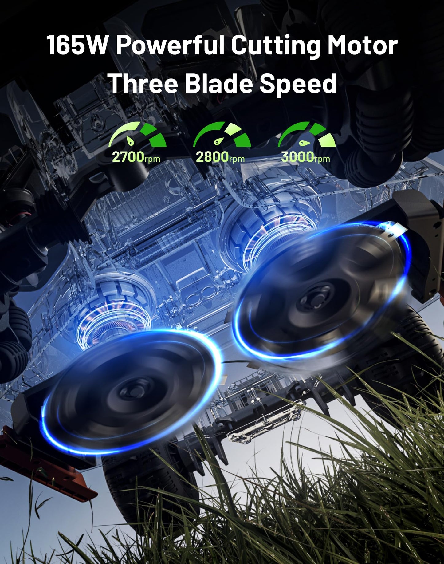 Mammotion LUBA 3 AWD 3000H Robot Lawn Mower with Garage (Ship Separately), 0.75 Acre, 360° LiDAR+NetRTK+AI Vision, All-Wheel-Drive for 80% Slopes, 30 Multi-Zone Management, Cutting Height 2.2"-4.0"