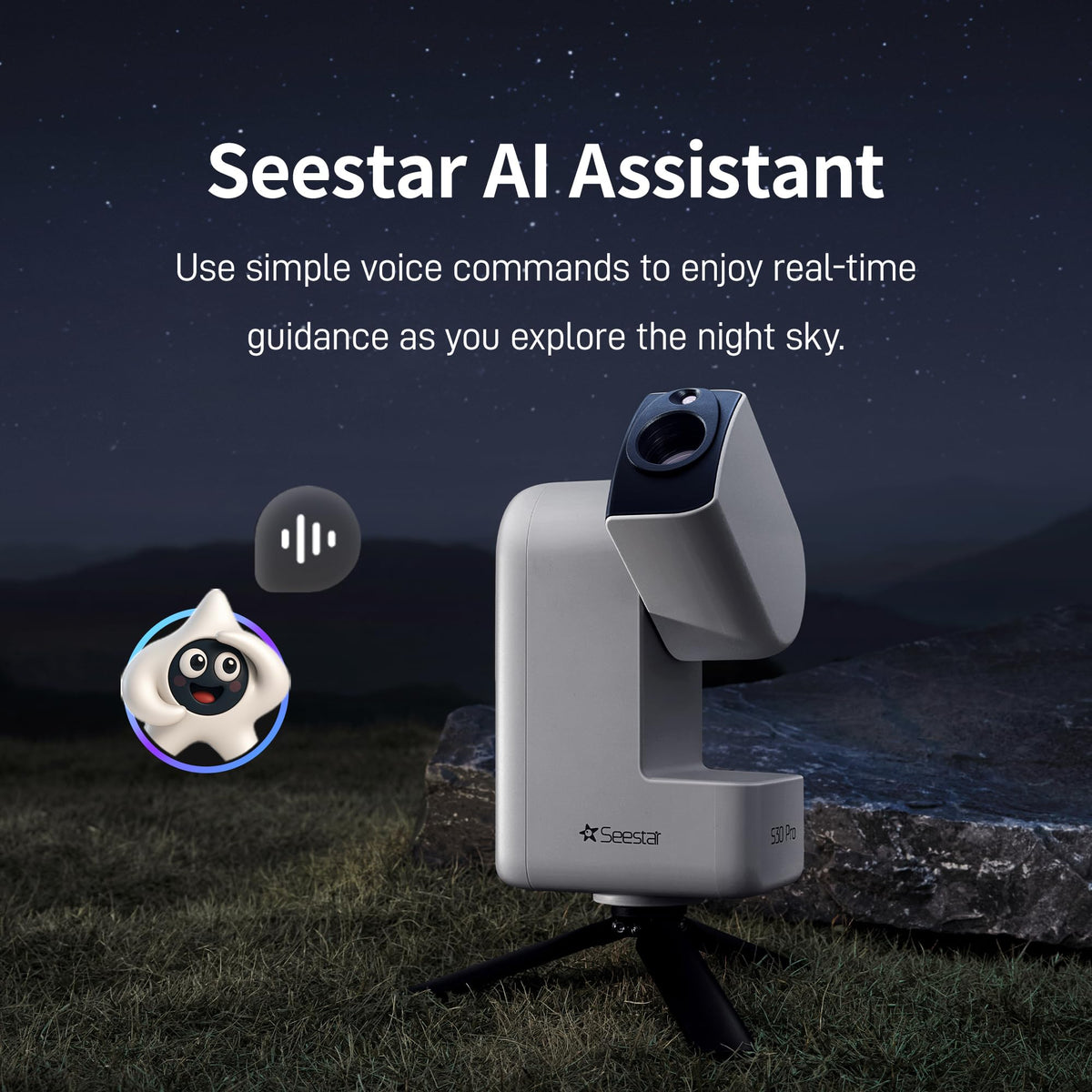 ZWO Seestar S30 Pro Smart Telescope, App-Controlled Astrophotography