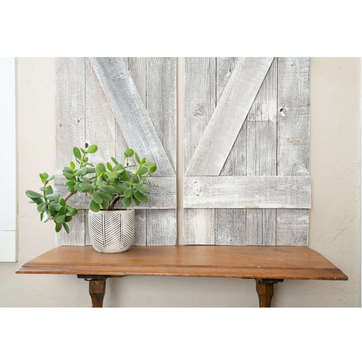 BARNWOODUSA Decorative Shutters Set of 2 Rustic Farmhouse Window Shutters