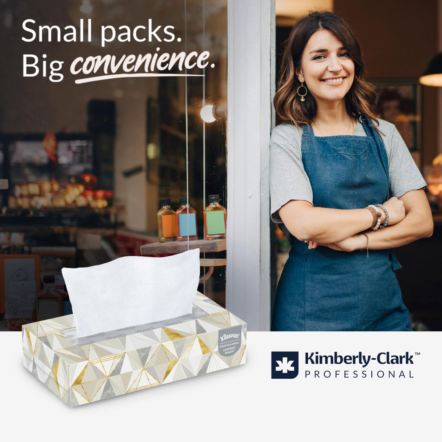 Kleenex Professional Facial Tissue, Bulk, 12 Boxes x 125 Tissues (03076)
