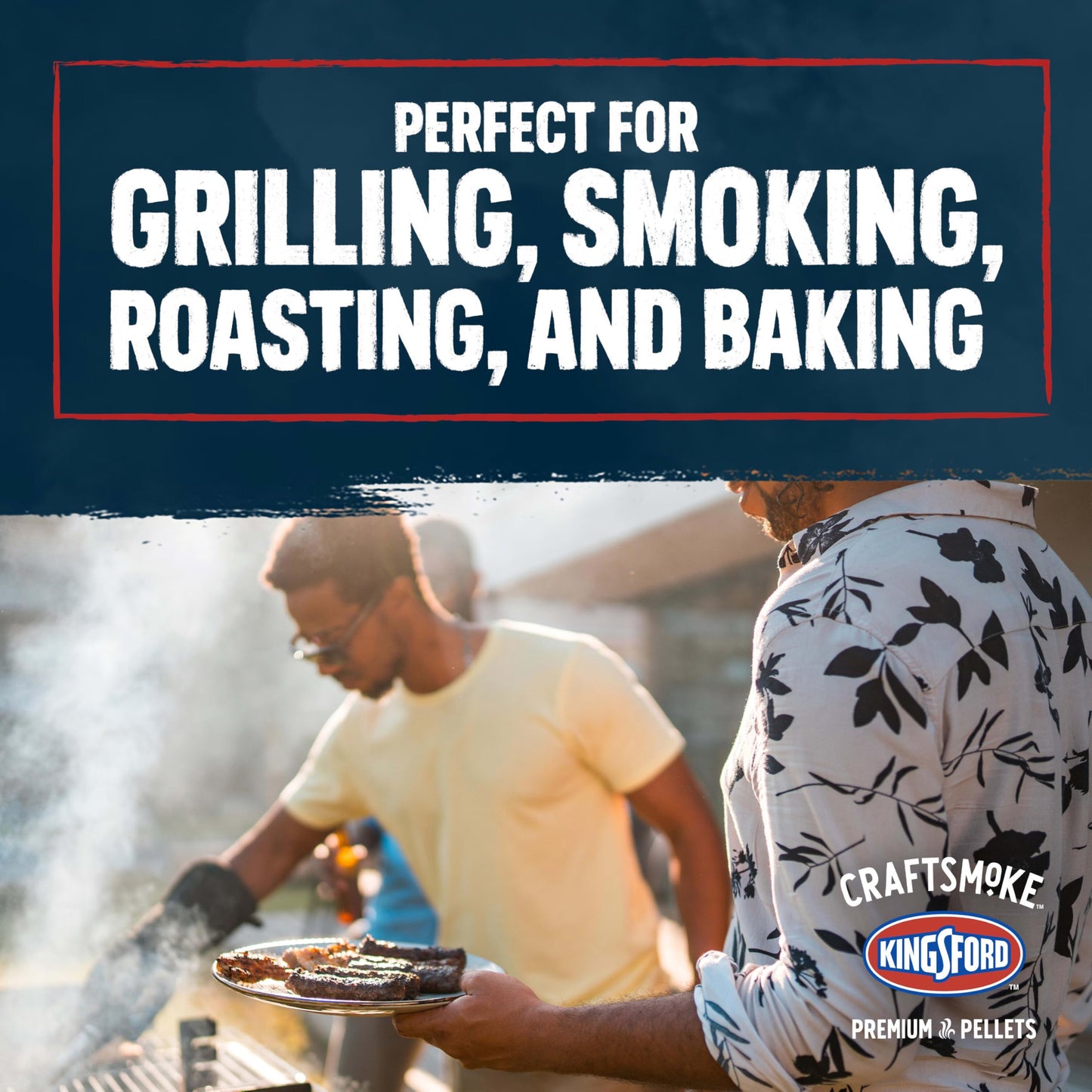 Kingsford Craftsmoke Premium Grilling Wood Pellets, Applewood BBQ Pellets for Grilling, 100% Natural Hardwood, 20 pounds