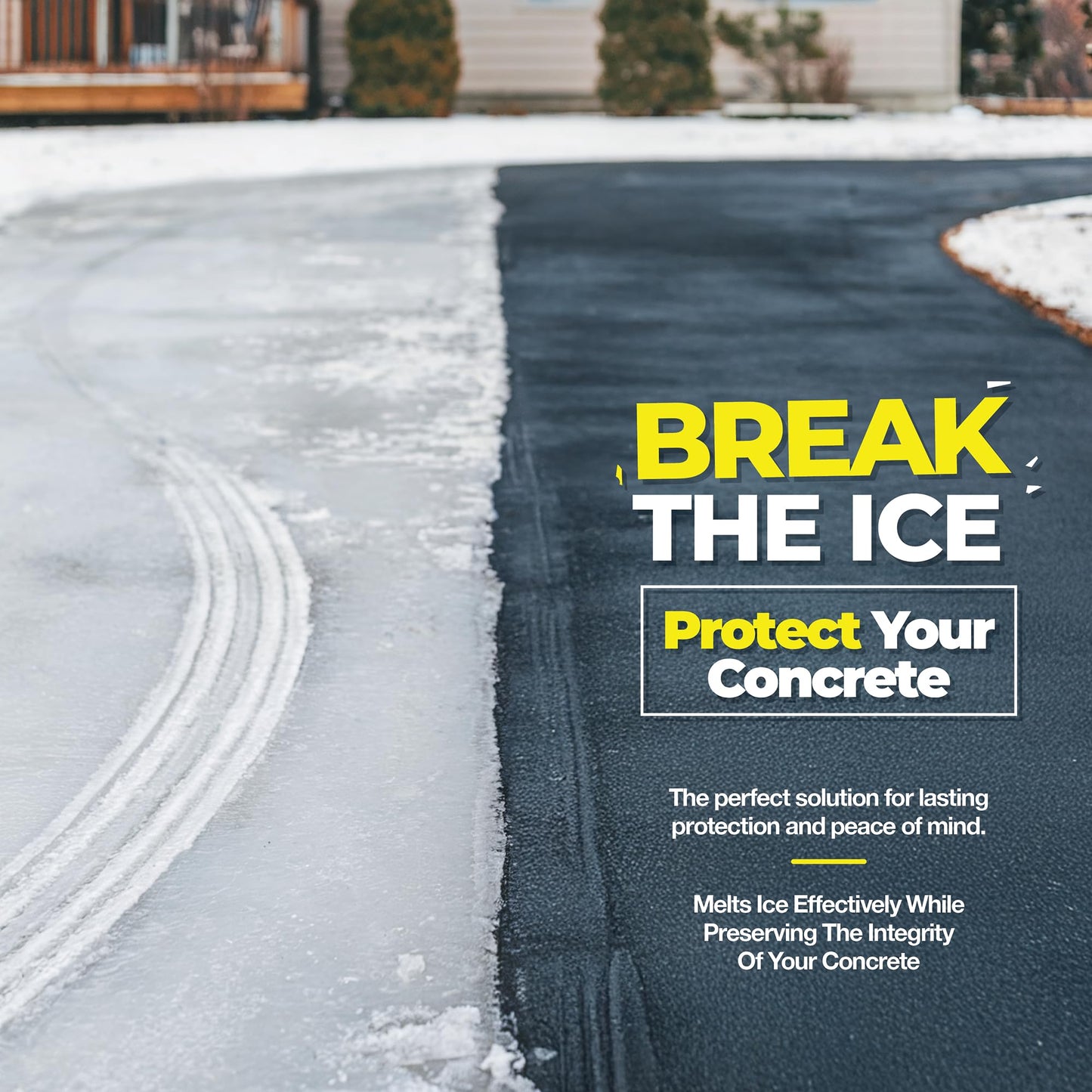 Maple99 Ice Melt Safer for Concrete -50 lb Bag, Ice Crusher Blend Snow Salt Ice Melt, Salt for Snow and Ice Removal, Sidewalk Salt, Driveway Salt, Snow Melt is Effective Up to -15
