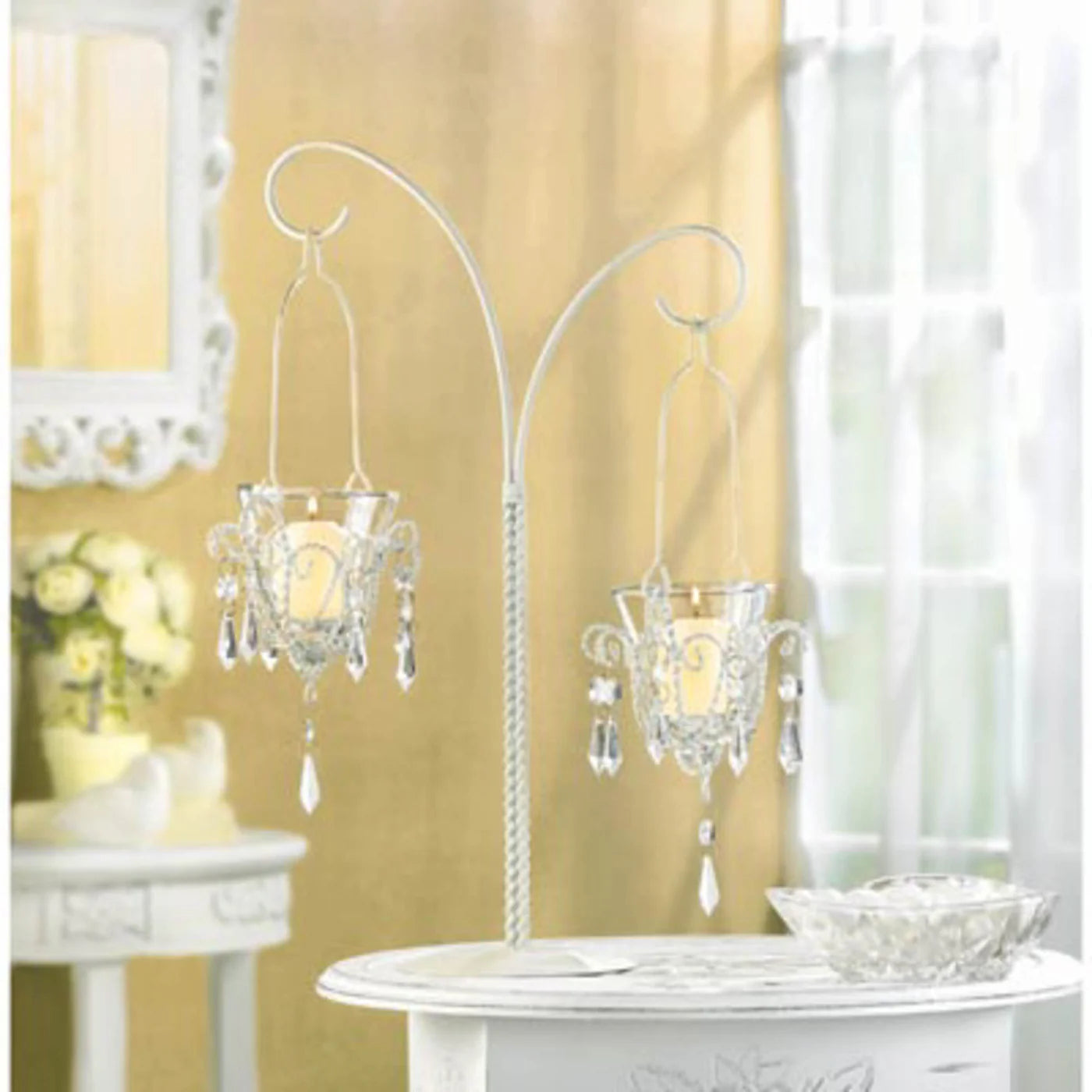 MINI-CHANDELIER VOTIVE STAND