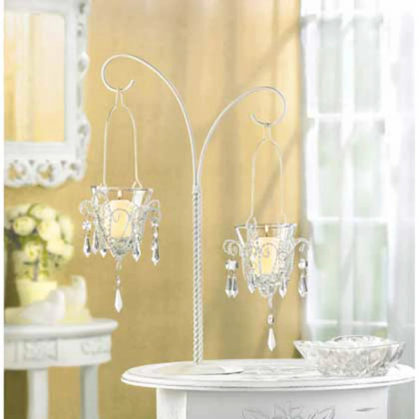 MINI-CHANDELIER VOTIVE STAND