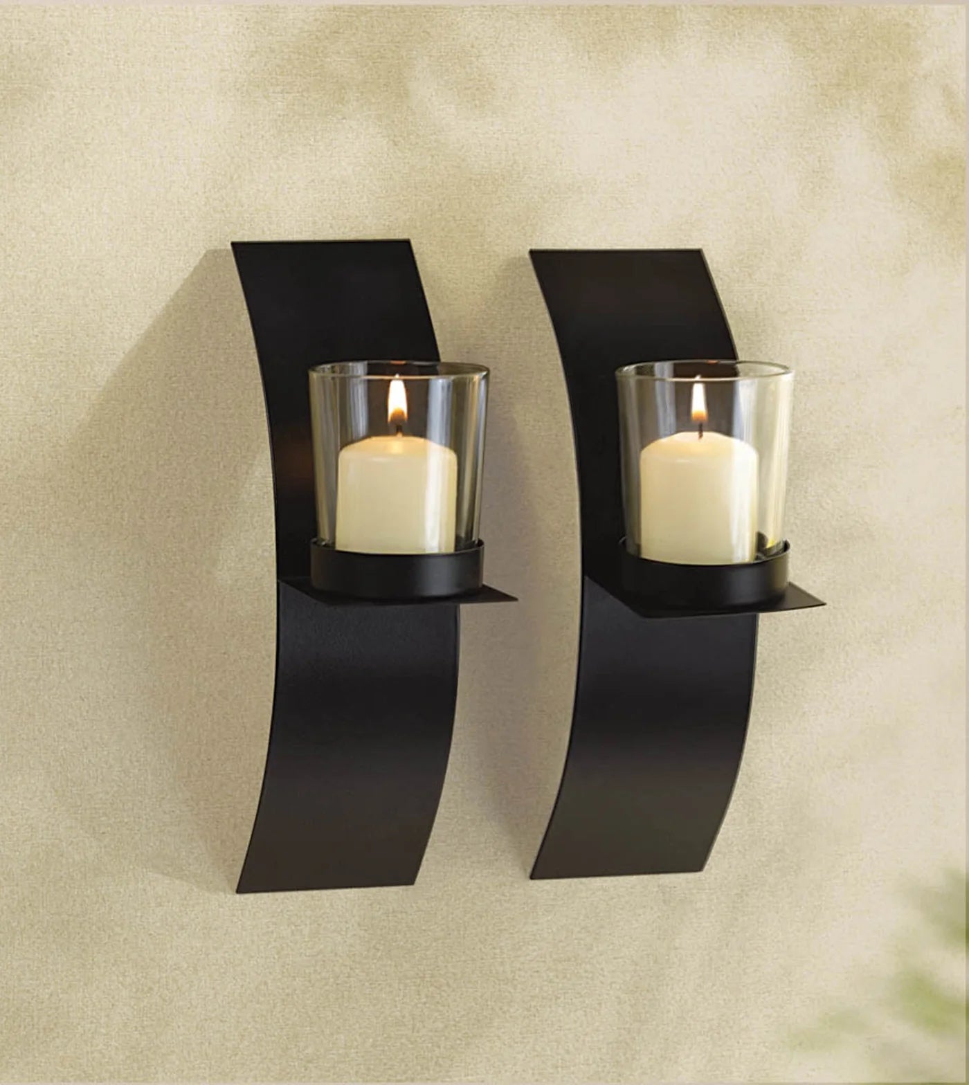 Moddle - Art Candle Sconce Duo