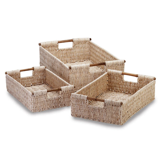 3pc - Corn Husk Nesting Baskets