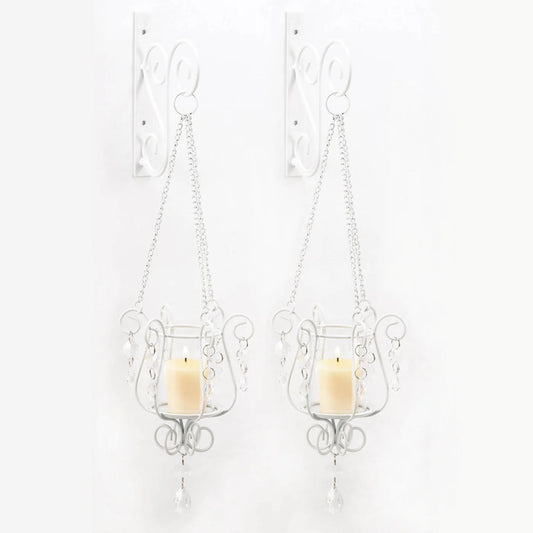 Bedazzling Pendent Sconce Duo