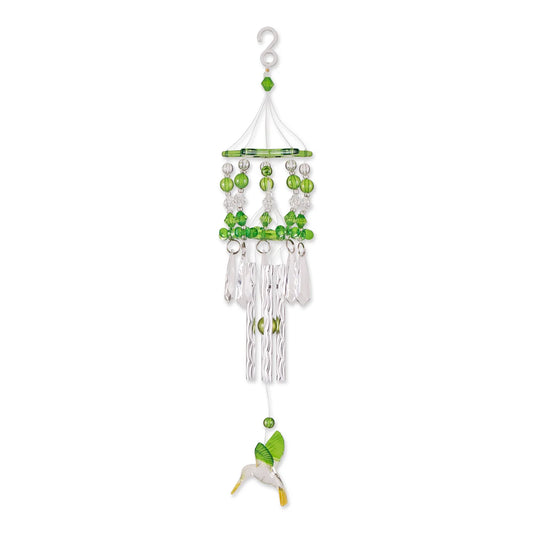 Green Hummingbird Wind Chimes