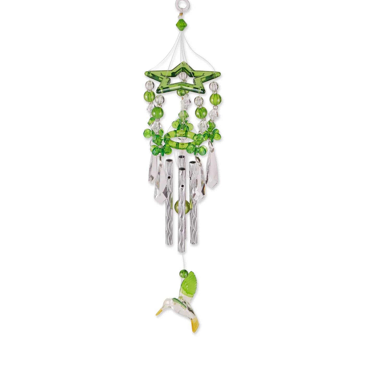 Green Hummingbird Wind Chimes