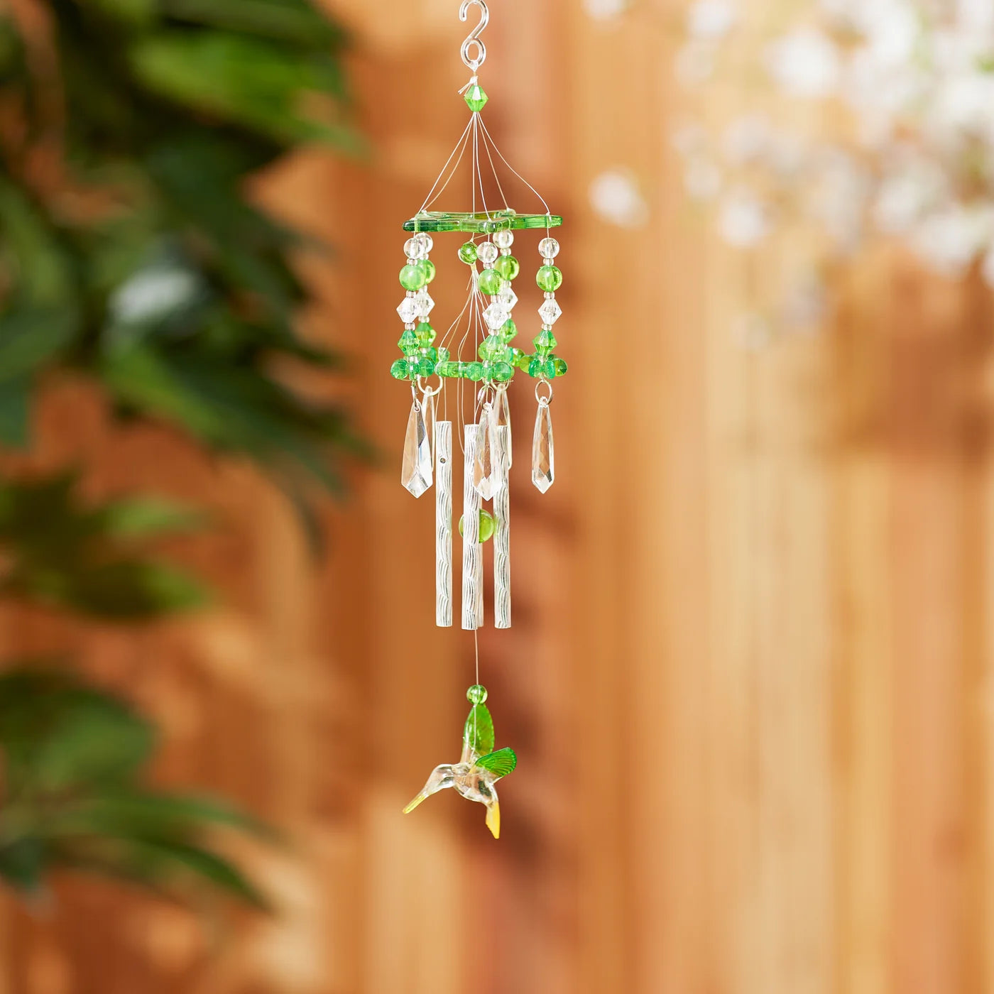 Green Hummingbird Wind Chimes