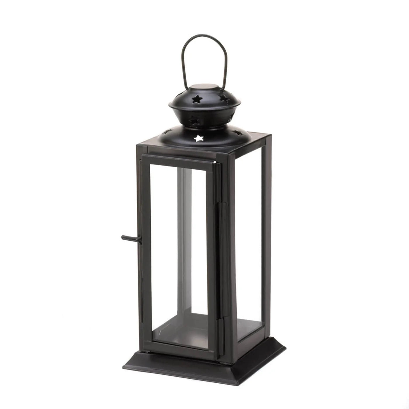 Black Starlight Candle Lantern