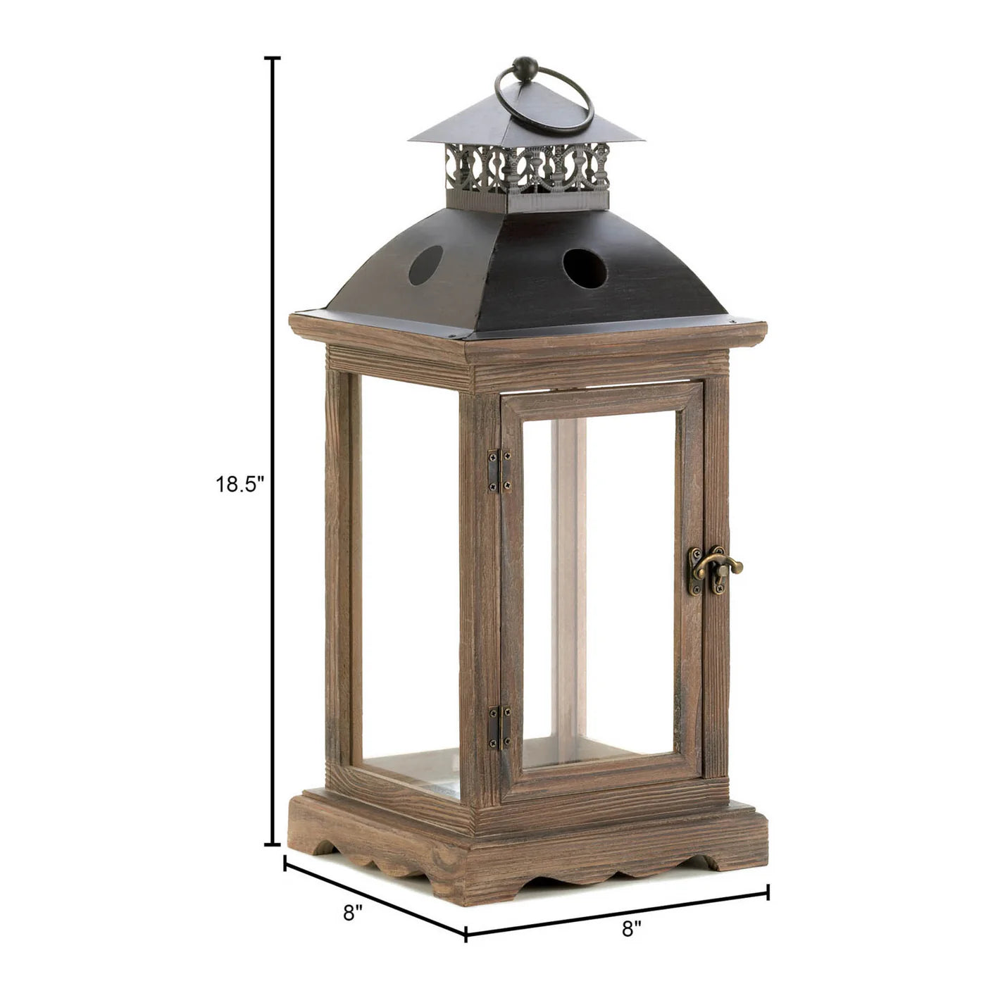 LARGE MONTICELLO CANDLE LANTERN