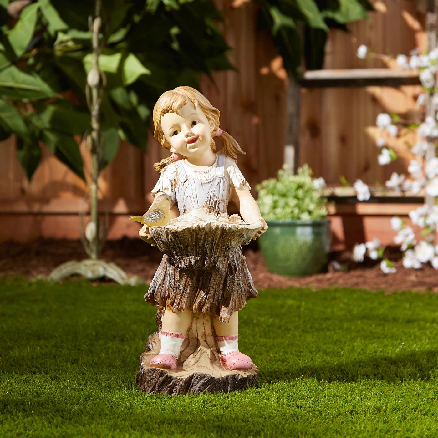 SWEET SUMMERTIME SOLAR STATUE