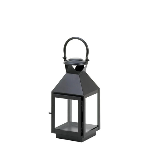 BLACK REVERE MEDIUM CANDLE LANTERN