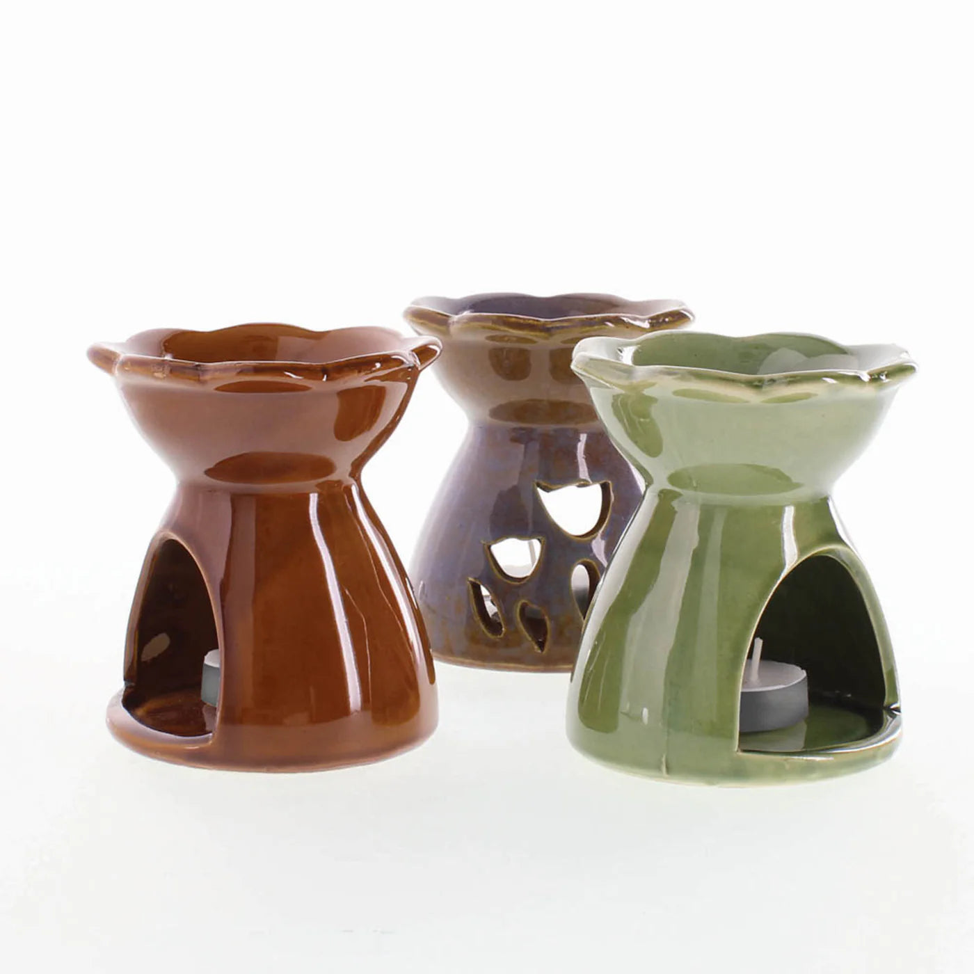 FLOWER OIL WARMER TRIO