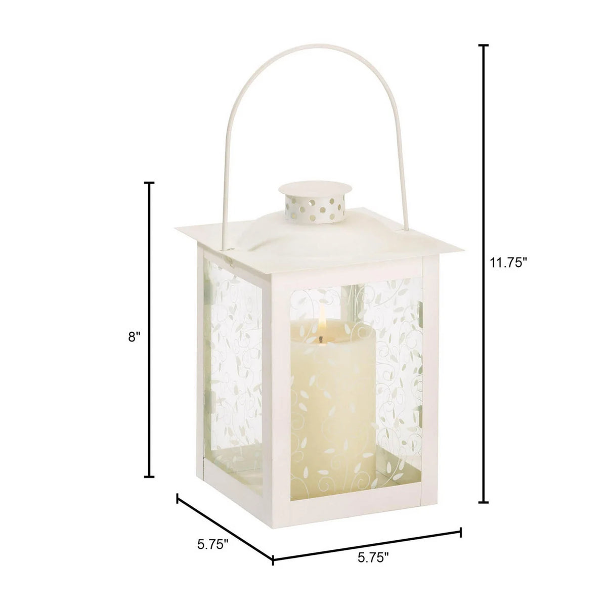 Large White Lantern