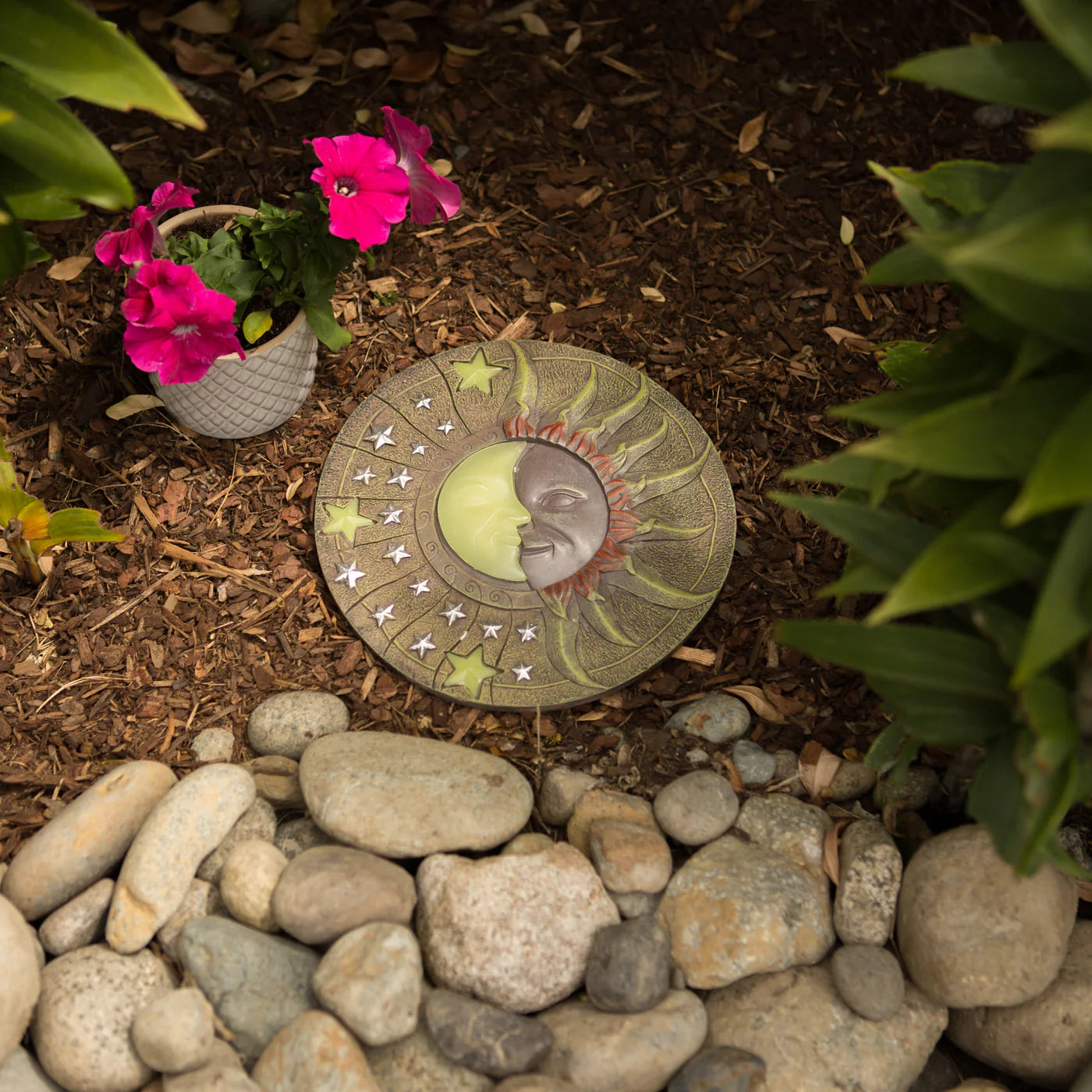 CELESTIAL GLOW-IN-DARK STEPPINGSTONE
