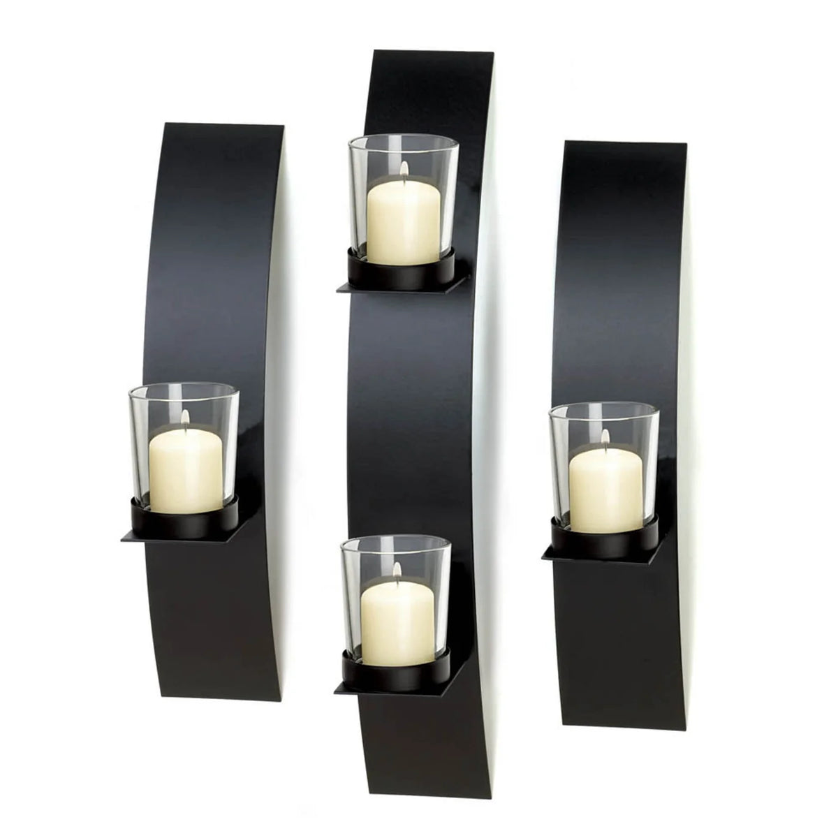 Contemporary Wall Sconce Trio